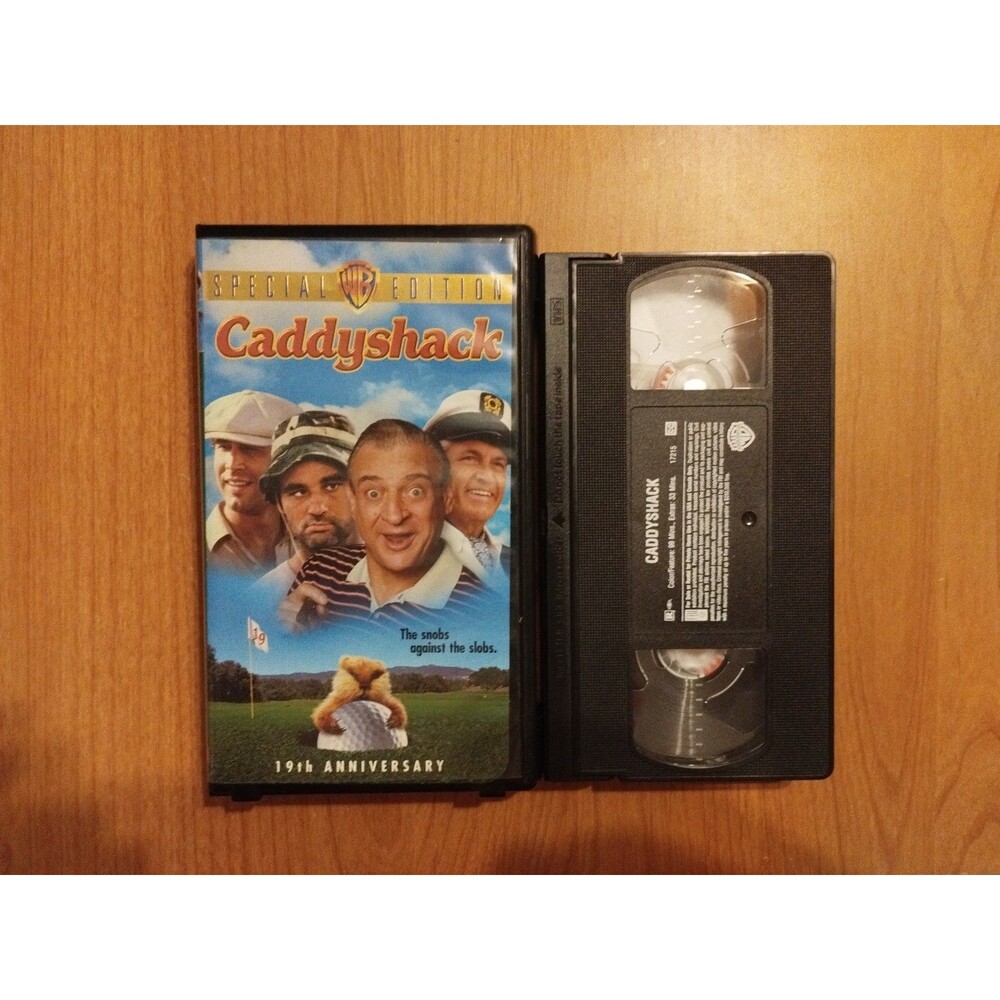 Caddyshack VHS 1981, 1999 Small Clamshell Chevy Chase